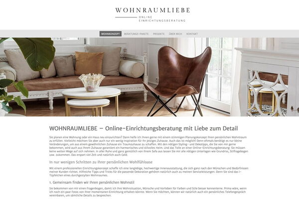 Wohnraumliebe - Online Einrichtungsberatung