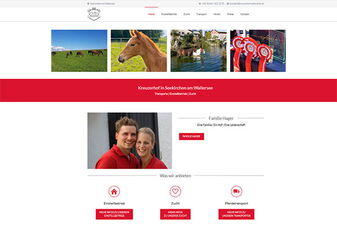 Website Kreuzerhof Seekirchen