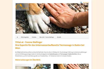Website YVItal.at - Yvonne Stallinger